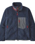 Patagonia Men's Classic Retro-X Fleece Jacket (New Navy w/Wax Red)
