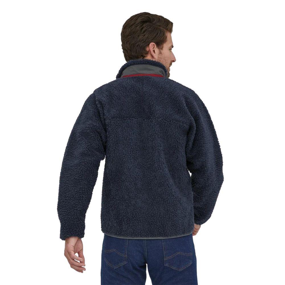Patagonia Men's Classic Retro-X Fleece Jacket (New Navy w/Wax Red)