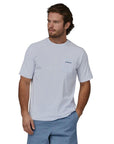 Patagonia Men's Boardshort Logo Pocket Responsibili-Tee (White