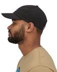 Patagonia P-6 Label Trad Cap (Black)