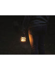 Easy Camp Pyro Camping Outdoor Lantern in the dark