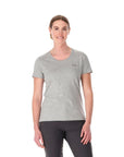 Rab Women's Stance Mountain Peak Tee (Grey Marl)