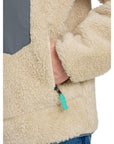 Patagonia Men's Classic Retro-X Fleece Jacket (Dark Natural/Plume Grey) - Side Pocket