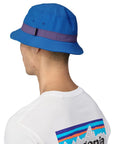 Patagonia Wavefarer Bucket Hat (Fitz Roy Icon/Bayou Blue)