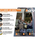 Vango Castlewood Air 800xl Package Tent - 8 Man Airbeam Family Tent