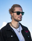 Sinner Oak Cx Sintec Sunglasses male model