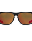 Sinner Spike Sunglasses – Red Sintec Lens front