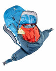 Deuter Futura 26 Daypack Hiking Backpack (Reef/Ink) open bag