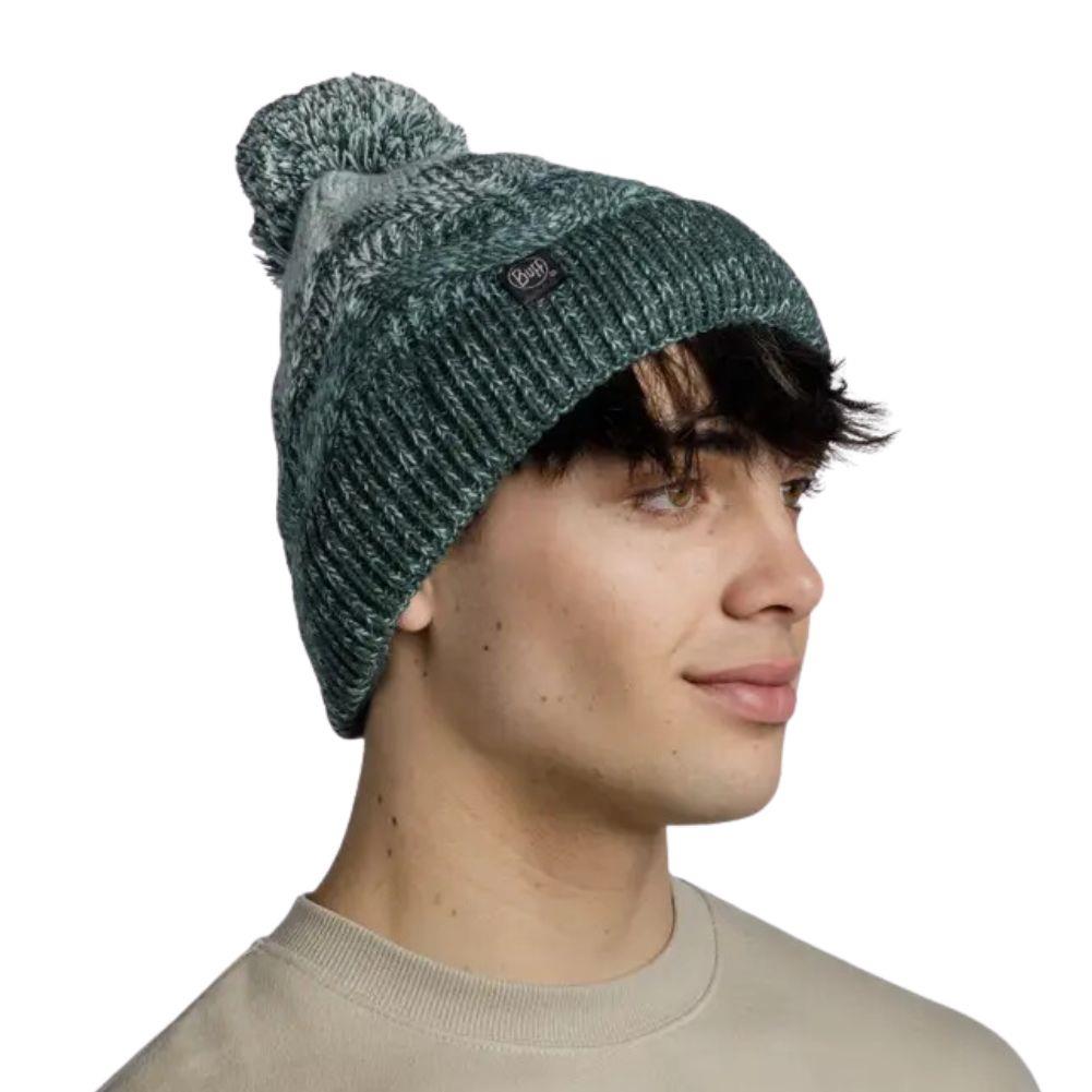 Buff Knitted & Polar Beanie