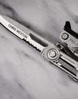 Gerber Centre-Drive Plus Multi Tool with Bit Kit and Premium Leather close up Sheath