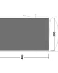 Outwell Footprint Greenwood 5 - 480cm x 300cm diagram