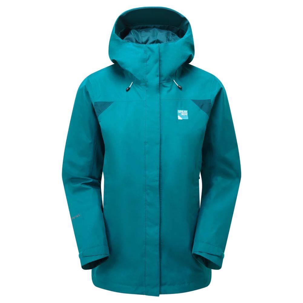 Sprayway Women's Reaction Long Waterproof GORE-TEX Jacket (Blue Lagoon/Marine)