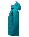 Sprayway Women's Reaction Long Waterproof GORE-TEX Jacket (Blue Lagoon/Marine) left side