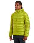Montane Men’s Anti-Freeze Packable Hooded Down Jacket model angle
