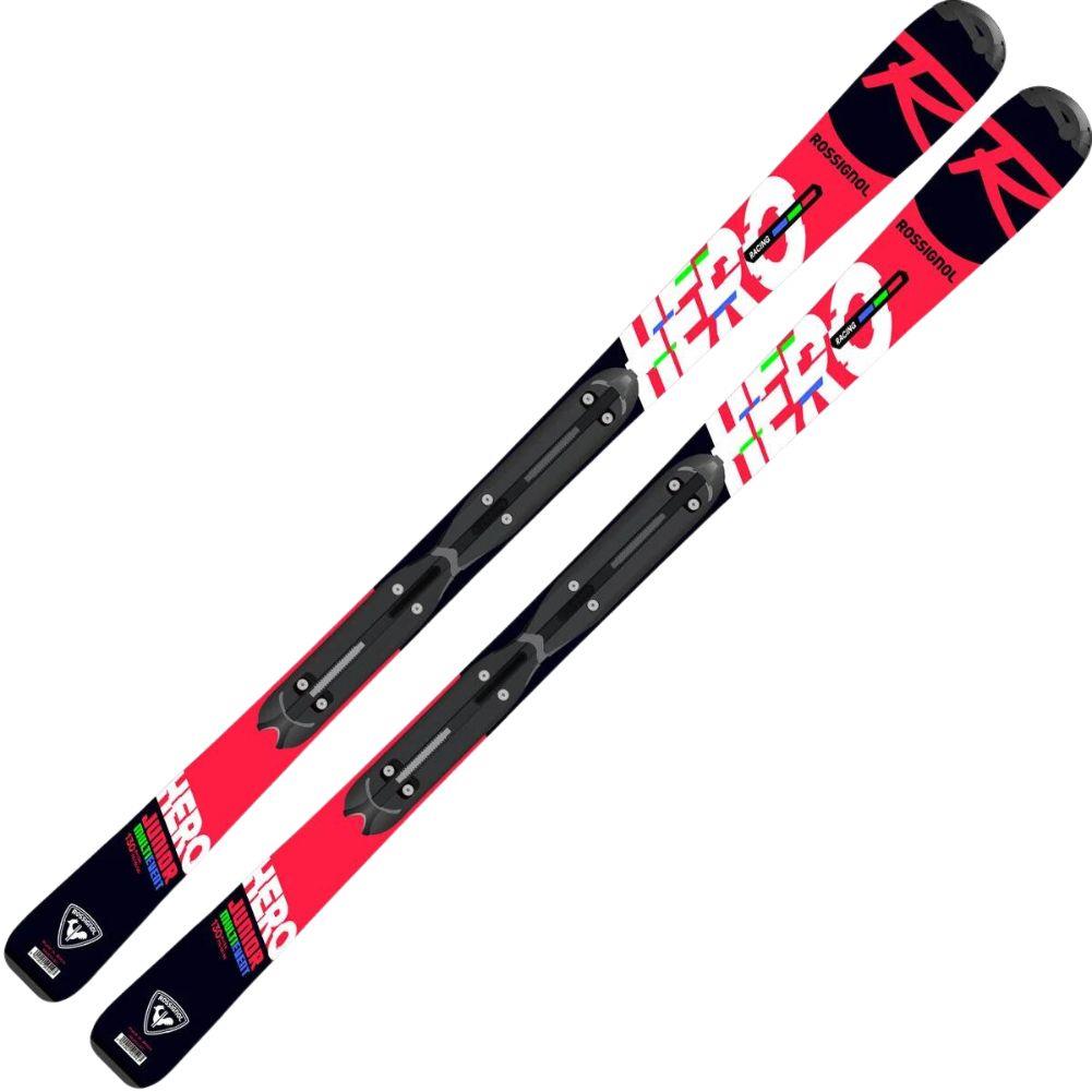 Rossignol Hero Junior Multi-Event Skis - 130cm & Look Xpress 7 GW