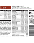 Radix Nutrition Original Meals v8.0 – 600Kcal back info