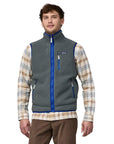 Patagonia Men's Retro Pile Fleece Vest (Nouveau Green) - Front
