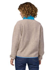 Patagonia Women’s Synchilla Fleece Marsupial (Oatmeal Heather w/Blue Bird) - Back