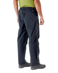 Rab Men's Downpour Plus 2.0 Waterproof Pants - Short (Black) back legs