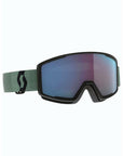 Scott Factor Pro Snow Sports Goggles (Soft Green/Black-Enhancer Blue Chrome)