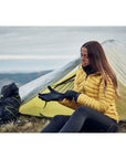 Terra Nova Paradox Waterproof Primaloft Gloves woman putting on glove