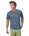 Patagonia Men’s Capilene Cool Daily Graphic Shirt (’73 Skyline: Utility Blue X-Dye) - Front