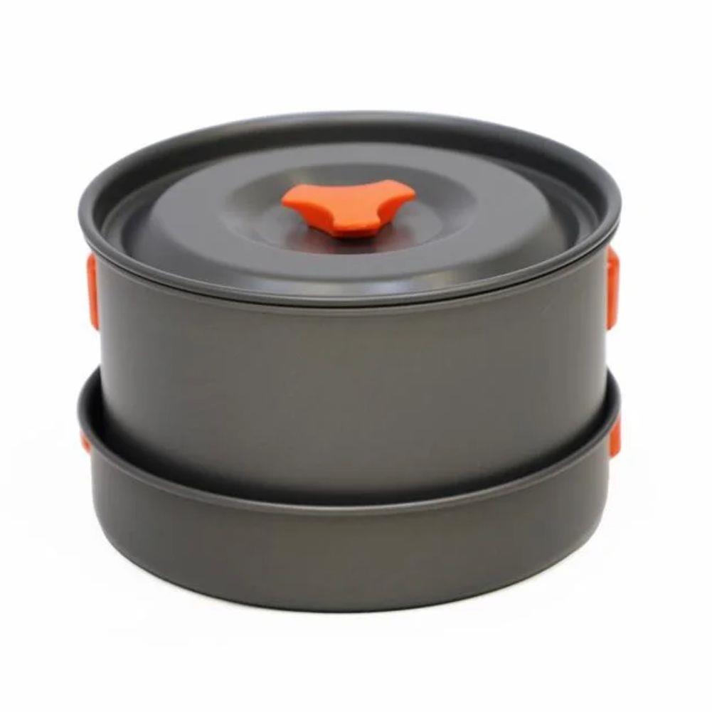 Vango Hard Anodised 4 Person Cook Kit stacked