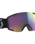 Scott Shield Snow Sports Goggles + Extra Lens (Black/Aurora Green)