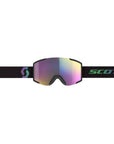 Scott Shield Snow Sports Goggles + Extra Lens (Black/Aurora Green)