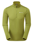 Montane Men’s Protium Fleece Pull-On Jacket (Alder Green) front