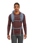 Montane Trailblazer 32L Backpack (Stone Blue) model straps