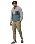 Patagonia Men's Microdini Fleece Hoody (Nouveau Green w/Salt Grey) - Full