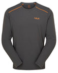 Rab Men's Force Long Sleeve T-Shirt (Graphene)