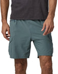 Patagonia Men's Outdoor Everyday 7 Inch Shorts (Nouveau Green) man in shorts