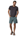 Patagonia Men's Outdoor Everyday 7 Inch Shorts (Nouveau Green) model pose