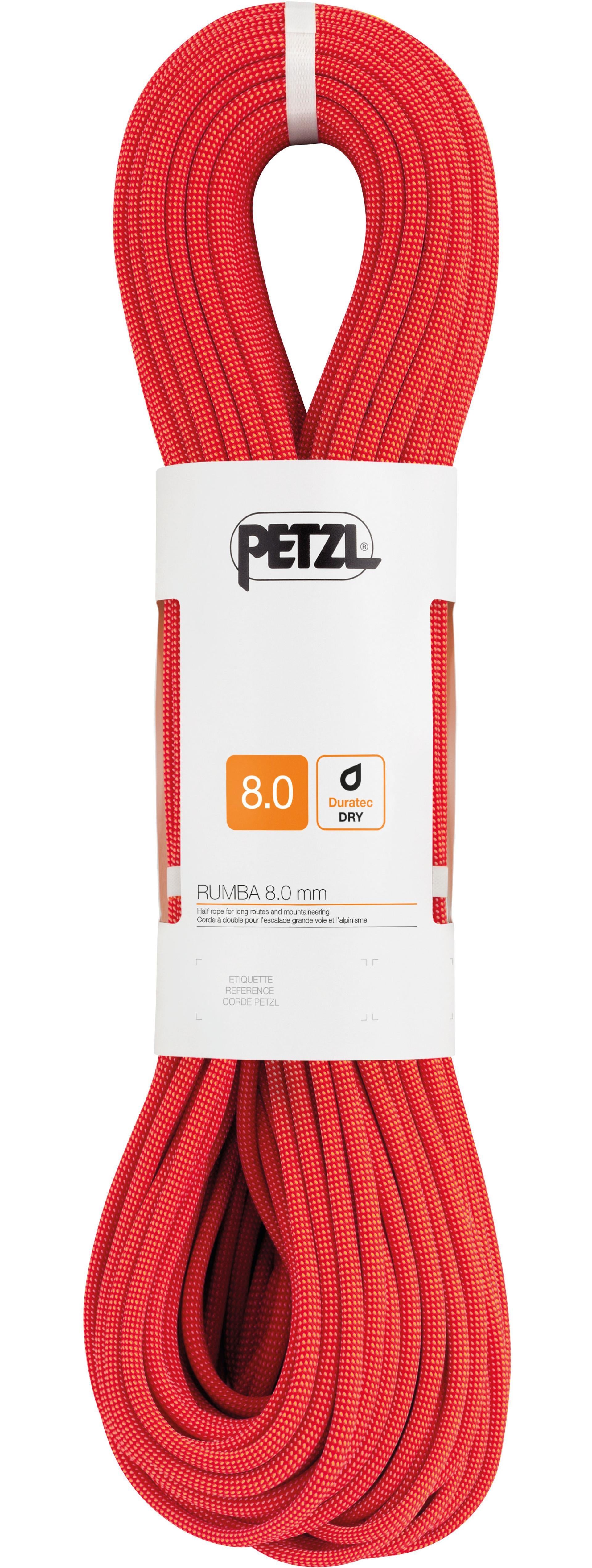 Petzl Rumba Duratec Dry Climbing Rope - 8mm x 60m  (Half Rope)