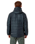 Rab Men's Microlight Alpine Recycled Down Jacket (Beluga) back