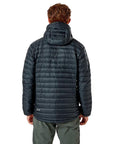 Rab Men's Microlight Alpine Recycled Down Jacket (Beluga) back wear
