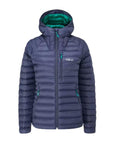 Rab Women's Microlight Alpine Down Jacket (Deep Ink/Atlantis)