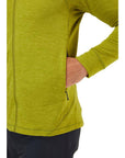 Rab Men's Nexus Full-Zip Stretch Fleece (Aspen Green)