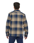 Patagonia Men's Insulated Organic Cotton Midweight Fjord Flannel Shirt (Oar Tan)