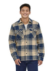 Patagonia Men's Insulated Organic Cotton Midweight Fjord Flannel Shirt (Oar Tan)