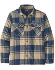 Patagonia Men's Insulated Organic Cotton Midweight Fjord Flannel Shirt (Oar Tan)