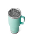 Yeti Rambler 35 OZ (994 ML) Straw Mug (Sea Foam) Top View