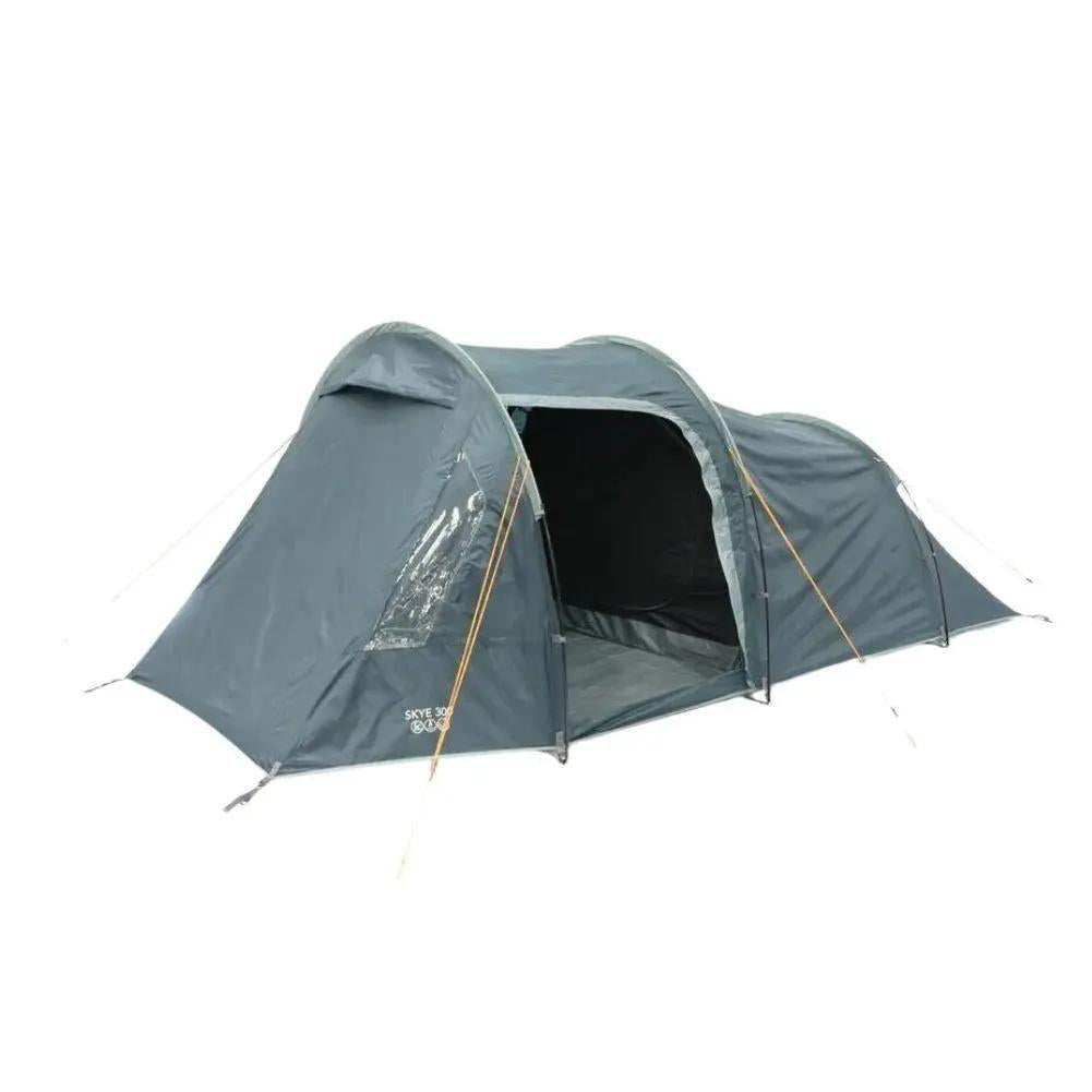 Vango Skye 300 Tent - 3 Person Tent (Deep Blue) - Main Door Open