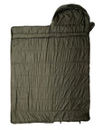 Snugpak Navigator Sleeping Bag WGTE Right Zip (Olive) open fully