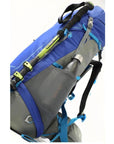 Vango Denali Pro 60:70 Rucksack (Classic Blue) pole attached