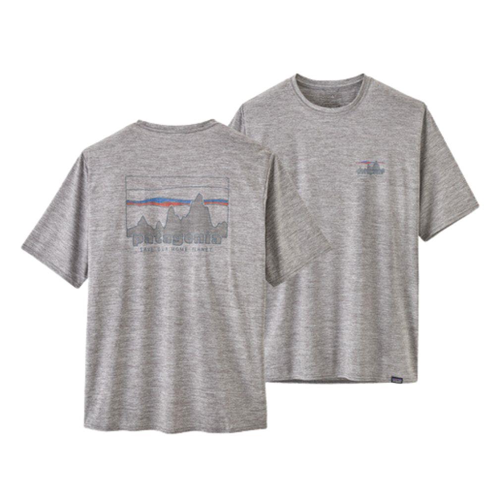 Patagonia Men's Capilene Cool Daily Graphic Shirt ('73 Skyline: Feather Grey) pair