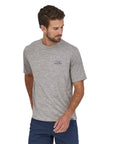 Patagonia Men's Capilene Cool Daily Graphic Shirt ('73 Skyline: Feather Grey) model half