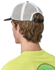 Patagonia Duckbill Shorty Trucker Hat (Black) back view